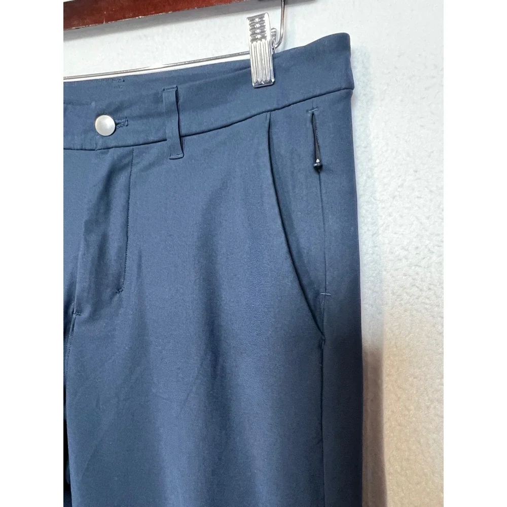çLululemon Mens Pants Commission Slim Fit 30 Navy Blue Chino Trousers